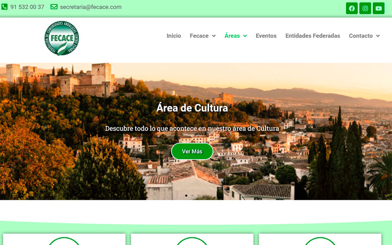 Presentacion de la nueva WEb de FECACE
